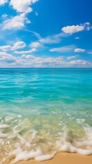 Obraz premium Beautiful beach with white sand and blue water