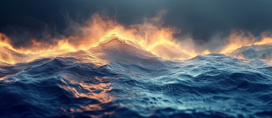 Fototapeta premium Abstract Colorful waves and Lines background for design and presentation 