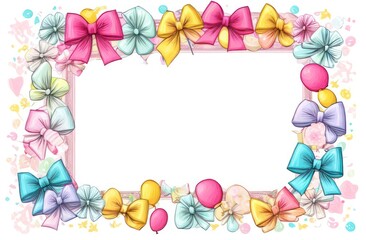 Fototapeta premium Pastel colors frame with free place for text .