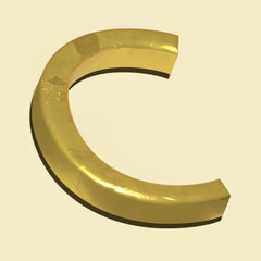 3d golden letters © Ravshan