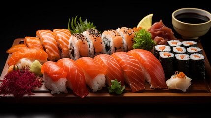 Premium Food Photography, Sushi, Japanese Cuisine.