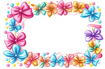 Obraz premium Pastel colors frame with free place for text .
