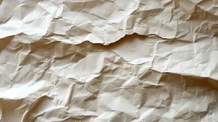 Crumpled brown paper texture background
