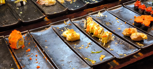 Sushi, national food, Japanese style