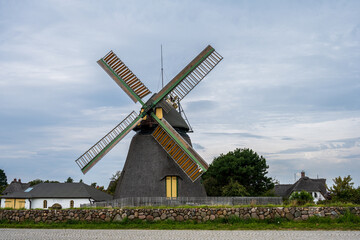 Insel Amrum in der Windmühle am Ortsausgang von Nebel befindet sich heute ein Museum - 739361485