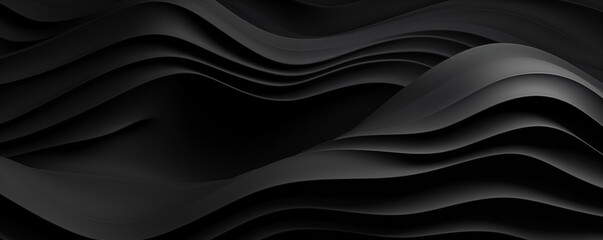 Abstract black wave pattern background wallpaper design illustration