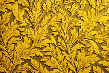 Yellow floral background