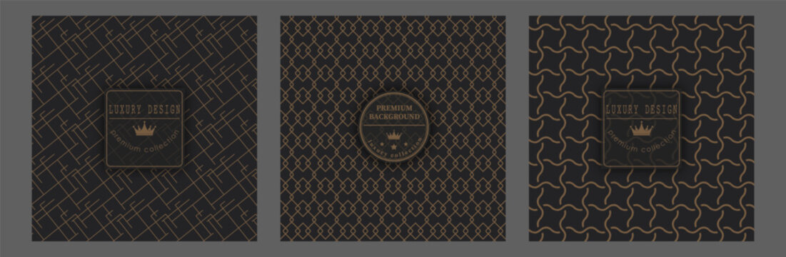 Design template for luxury packaging, cover, interior, banners, postcards, packaging and creative ideas