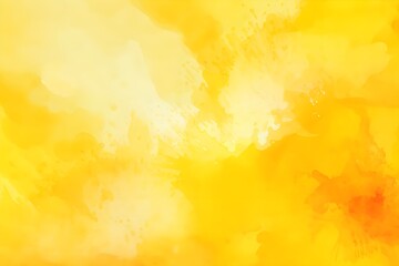 Yellow watercolor background for your design, watercolor background generated by Ai