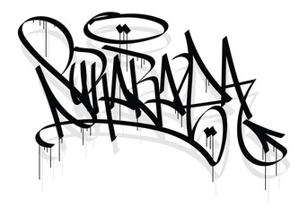 SURABAYA city graffiti tag style