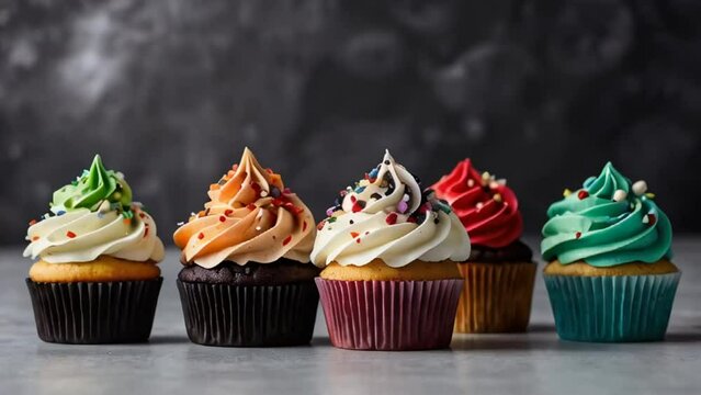 Beautiful delicious cupcakes