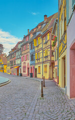 Colmar a medieval city in Alsace - obrazy, fototapety, plakaty
