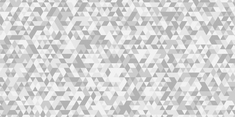 Abstract gray and white chain rough triangular low polygon backdrop background. Abstract geometric pattern gray and white Polygon Mosaic triangle Background, business and corporate background.