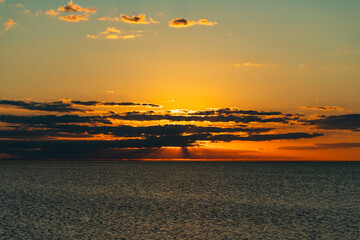 Atardecer en las salinas grandes, san jose de las salinas, Cordoba, Argentina