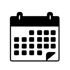 Calendar Icon: Calendar Symbol for Meeting Deadlines, Time Management, and Appointment Schedule Flat Icon