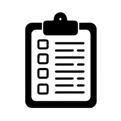 Clipboard Icon: Representation of a Checklist, Checkmarks. Quality Check Line Sign, Support Checklists.