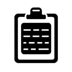 Clipboard Icon: Representation of a Checklist, Checkmarks. Quality Check Line Sign, Support Checklists.