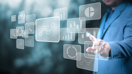 Digital transformation technology strategy, digitization and digitalization of business processes and data, optimize and automate operations, customer service management, internet and cloud computing