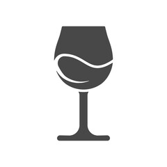wine glass icon design vector template