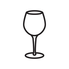 wine glass icon design vector template