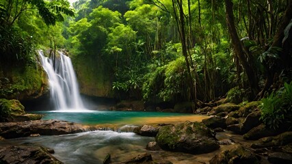waterfall background very cool