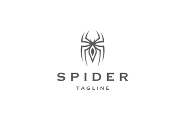 Spider logo design template