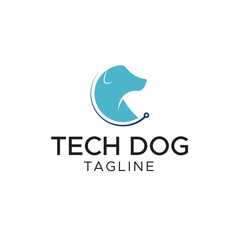 Tech dog logo