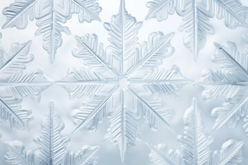 Snowflakes on a frozen background