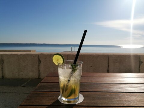 cocktail at sea side
