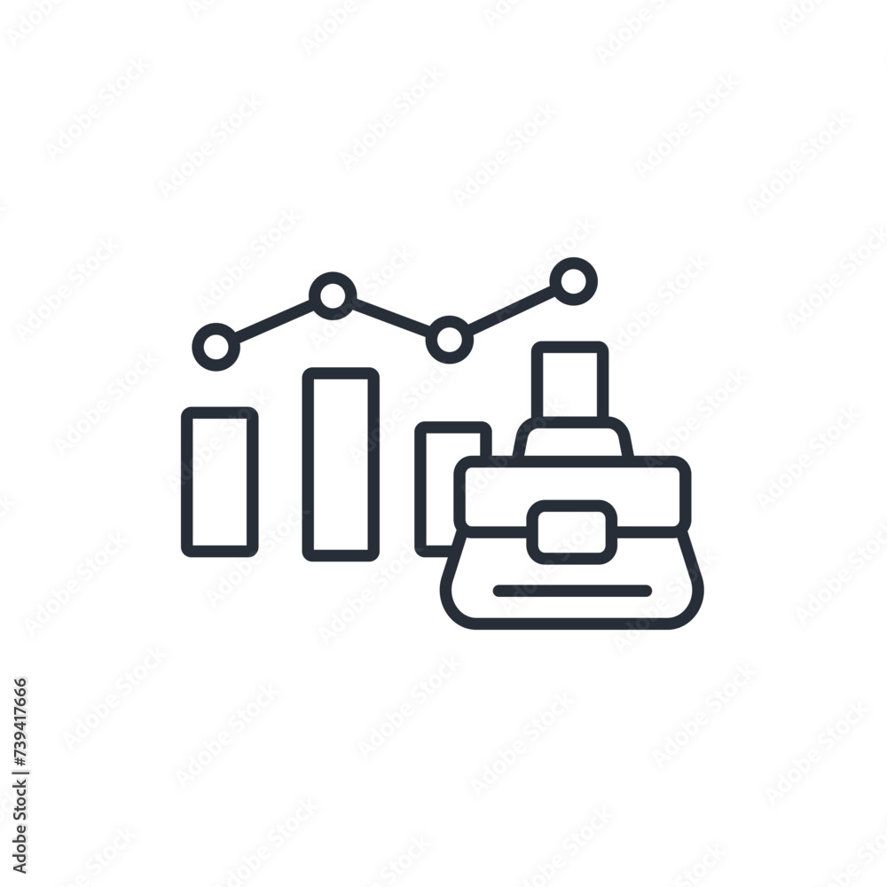Poster performance icon. vector.editable stroke.linear style sign for use web design,logo.symbol illustrati