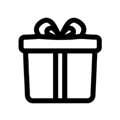 Gift, Gift Box Icon, Present Gift Box Icon: Vector Isolated Illustrating the Joy of Christmas Giving. Design for Surprise Presents