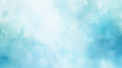 Light blue watercolor background with room for text or image, generative AI