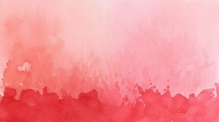 Obraz premium Light red watercolor background with room for text or image, generative AI