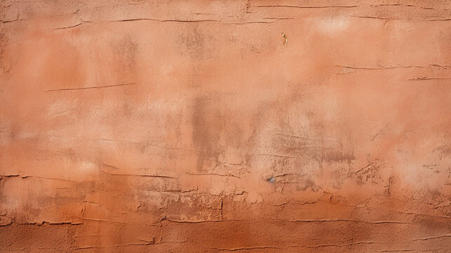 Flat brown wall texture color free photo, in the style of terracotta, thick impasto, vibrant, generative AI