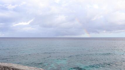 storm over the sea