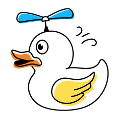 Duck Toys Doodle Icon
