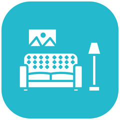 Cleaning Living Room Icon