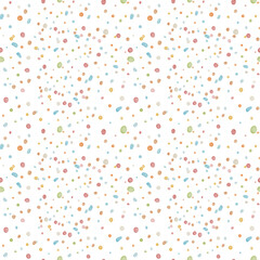 Seamless colorful dots pattern