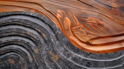 a beautiful wood and grey marble mosaic tile plate texture for architecture design ideas. wallpaper background 16:9