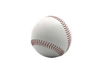 baseball ball isolated on transparent background - Generative AI	