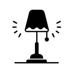 Obraz premium Modern Lamp Icon