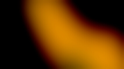 Orange, Black abstract soft poster background, vibrant color wave, noise texture cover header design. 