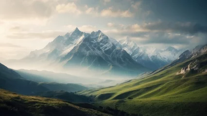  Beautiful Mountain Landscapes Background © Damian Sobczyk