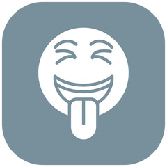 Squinting Face with Tongue Icon