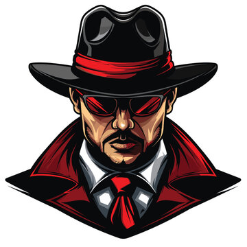 Mafia esport vector logotype, logo mafia, icon mafia, sticker mafia symbol mafia, emblem, mobster, gangster