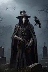 Plague Doctor's Cemetery Raven Mist - 739439635