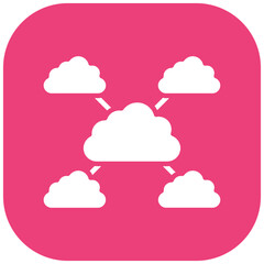 Cloud Networking Icon