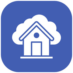 Cloud House Icon