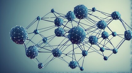 A conceptual image of a neural network with interconnected nodes, symbolizing the complexity of AI systems.