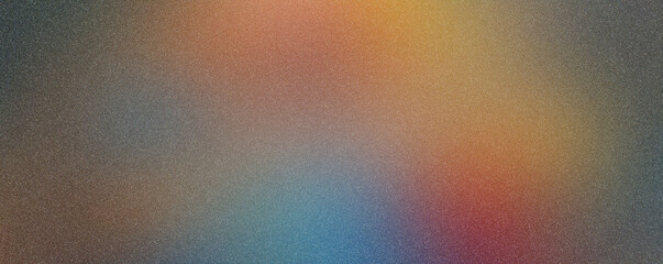 Red orange yellow brown burnt terracotta coral blue abstract background. Color gradient. Empty space. Design. Template.